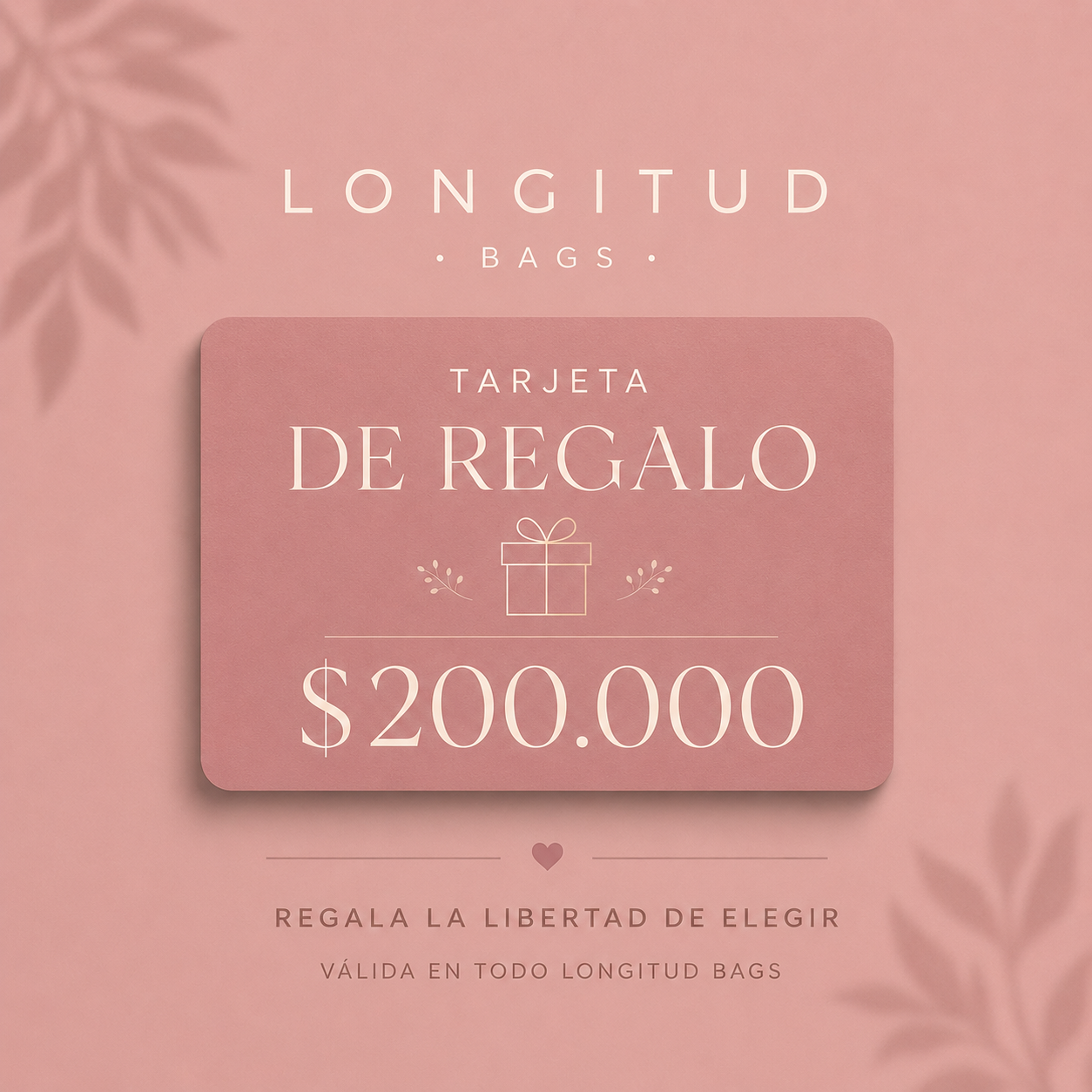 Tarjeta de regalo Longitud