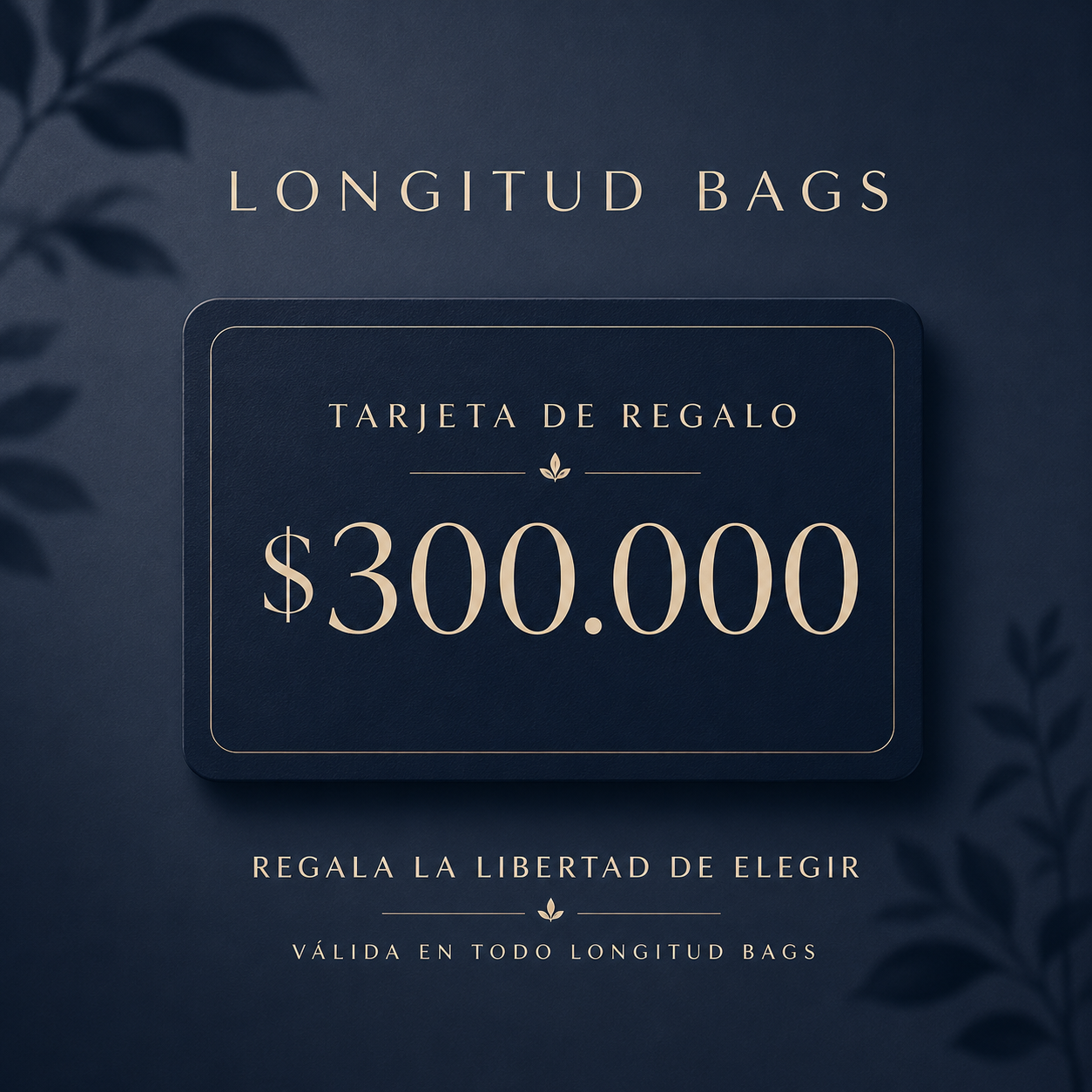 Tarjeta de regalo Longitud