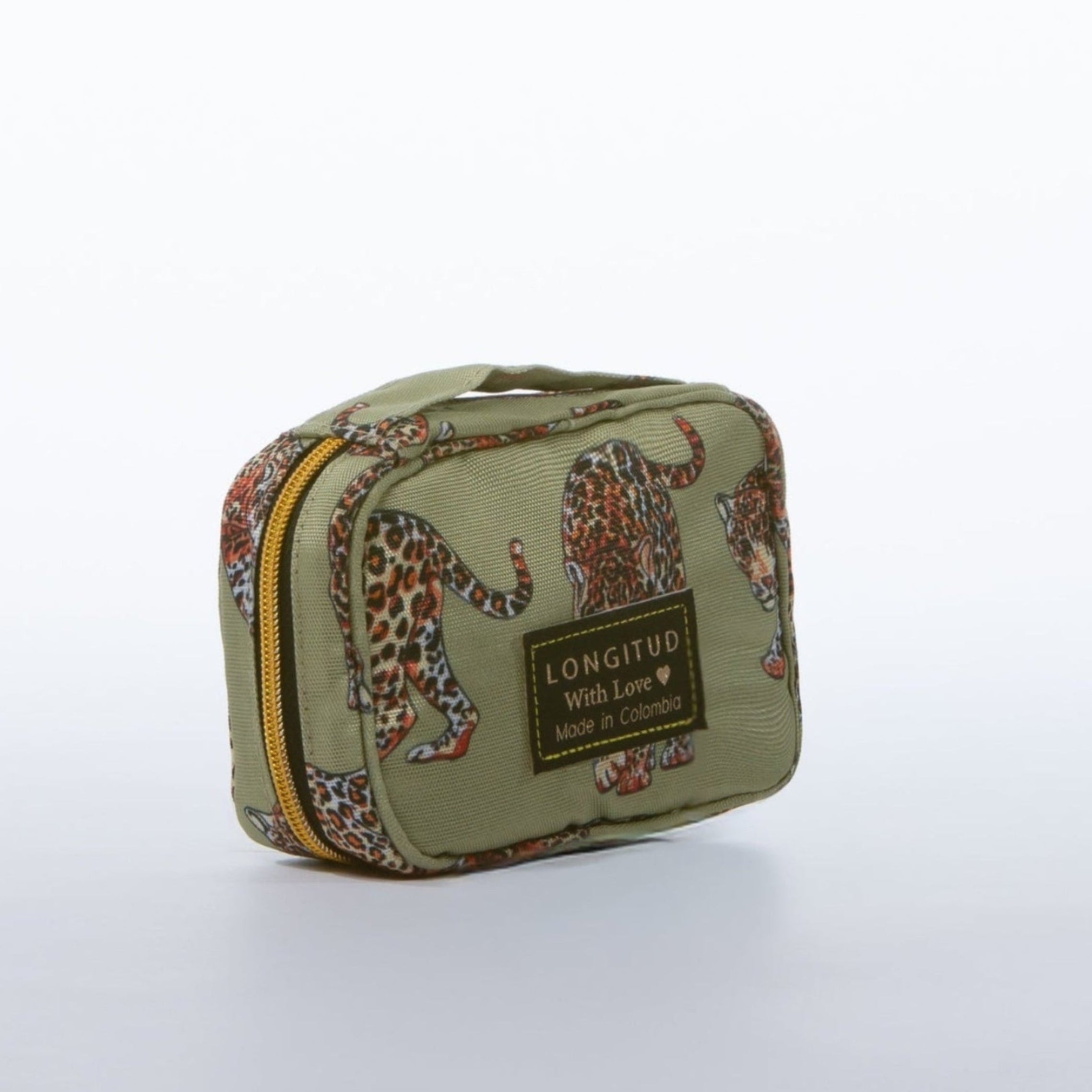 Estuche Joyero en estampado Jungla, vista principal