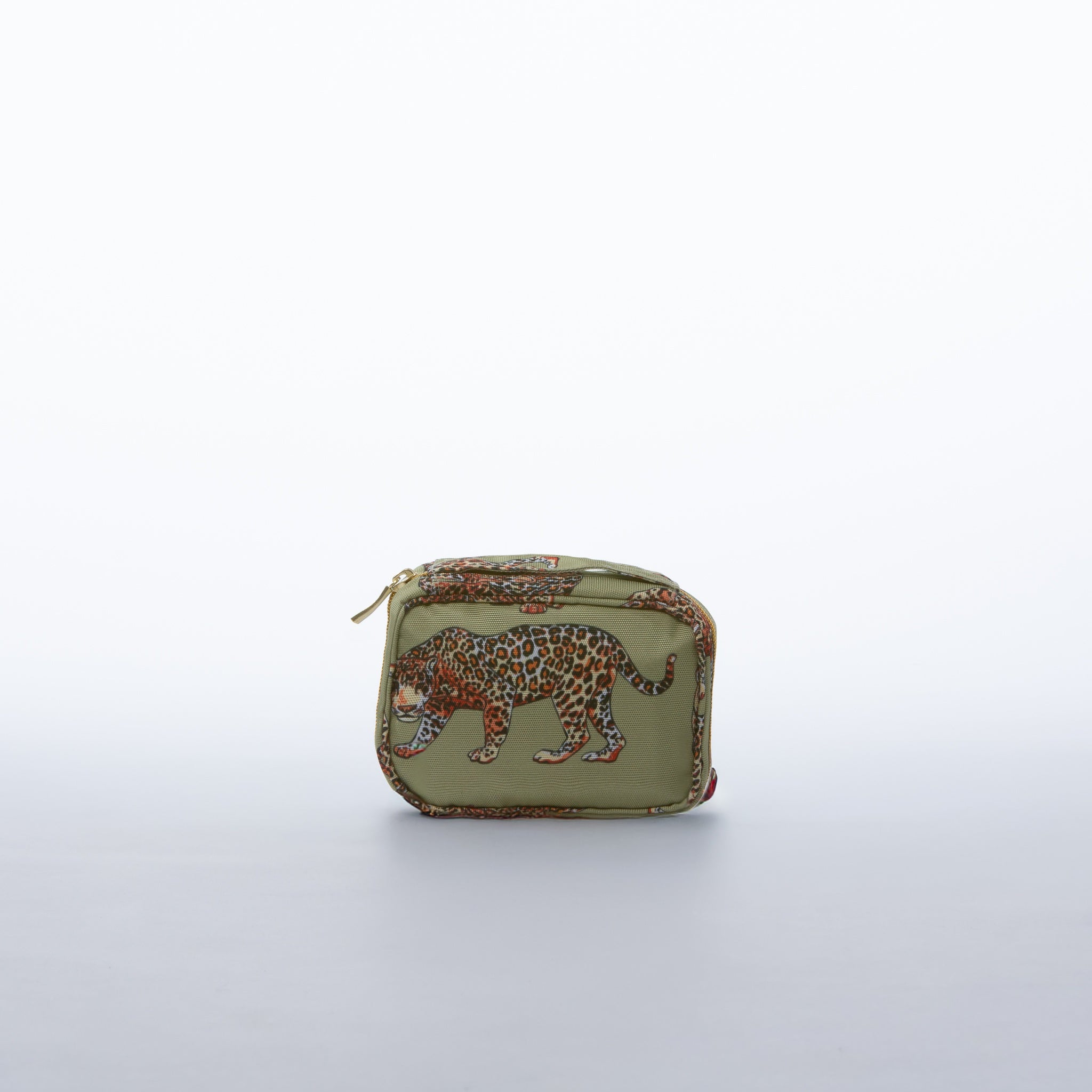 Estuche Joyero en estampado Jungla, detalle