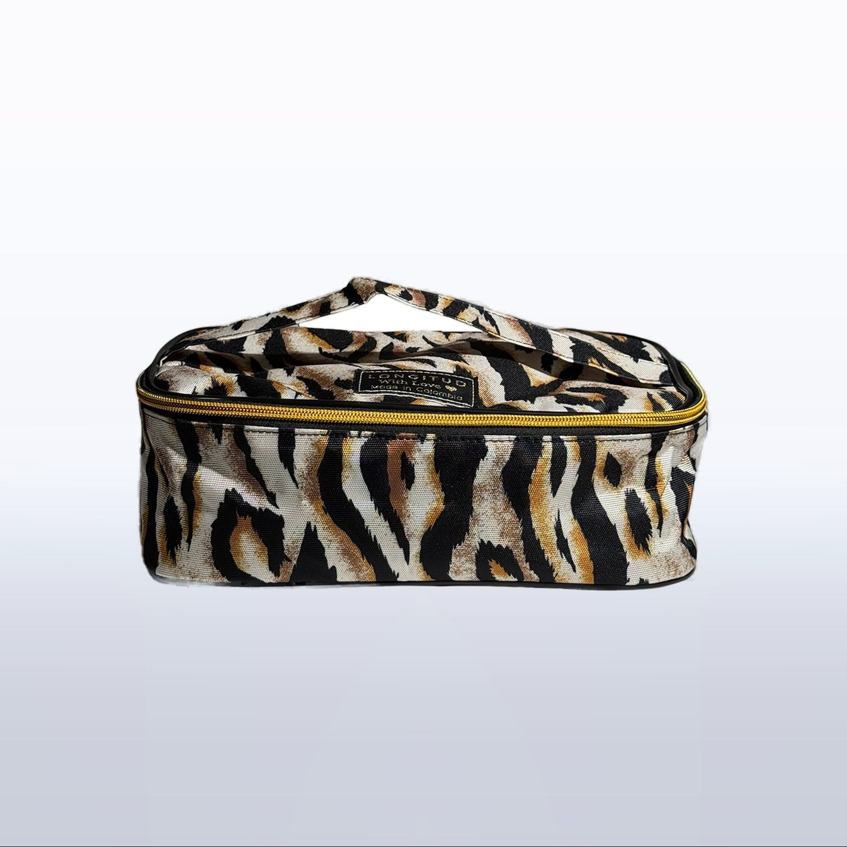 Organizador Elegance M en estampado Tigre, detalle