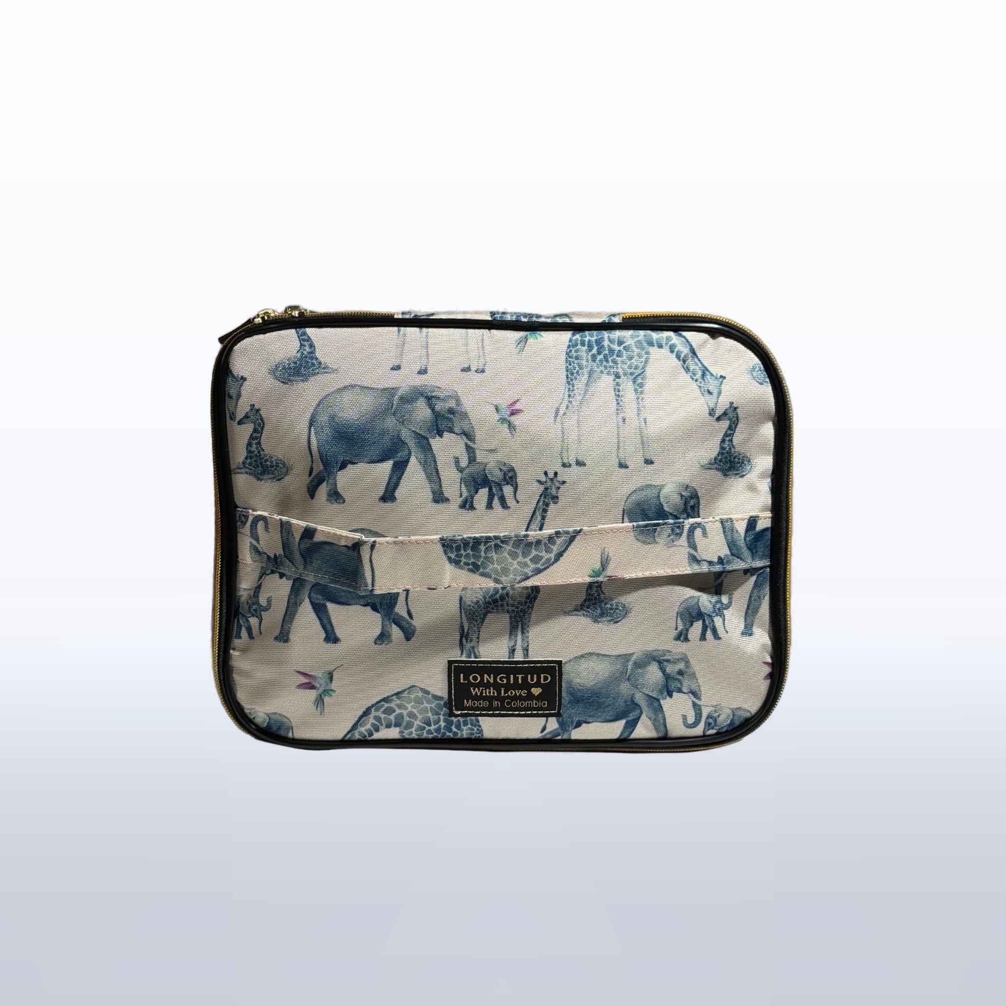 Organizador Elegance L en estampado Selva, detalle