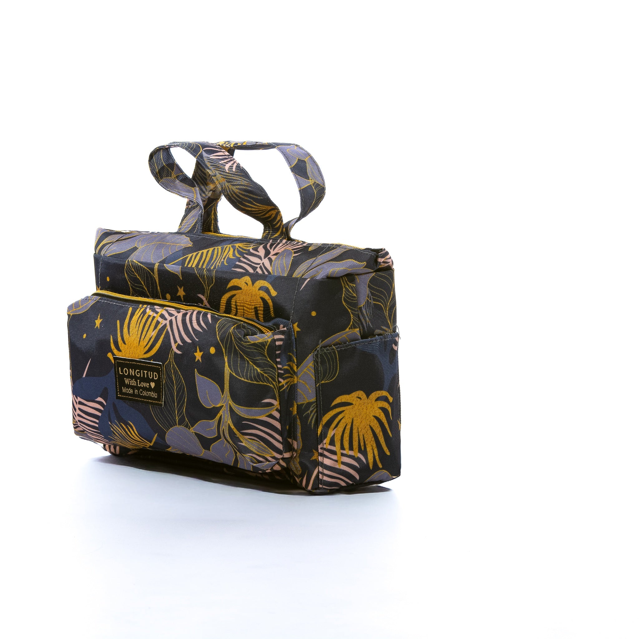 Bolso Leal en estampado Fuerza, vista lateral