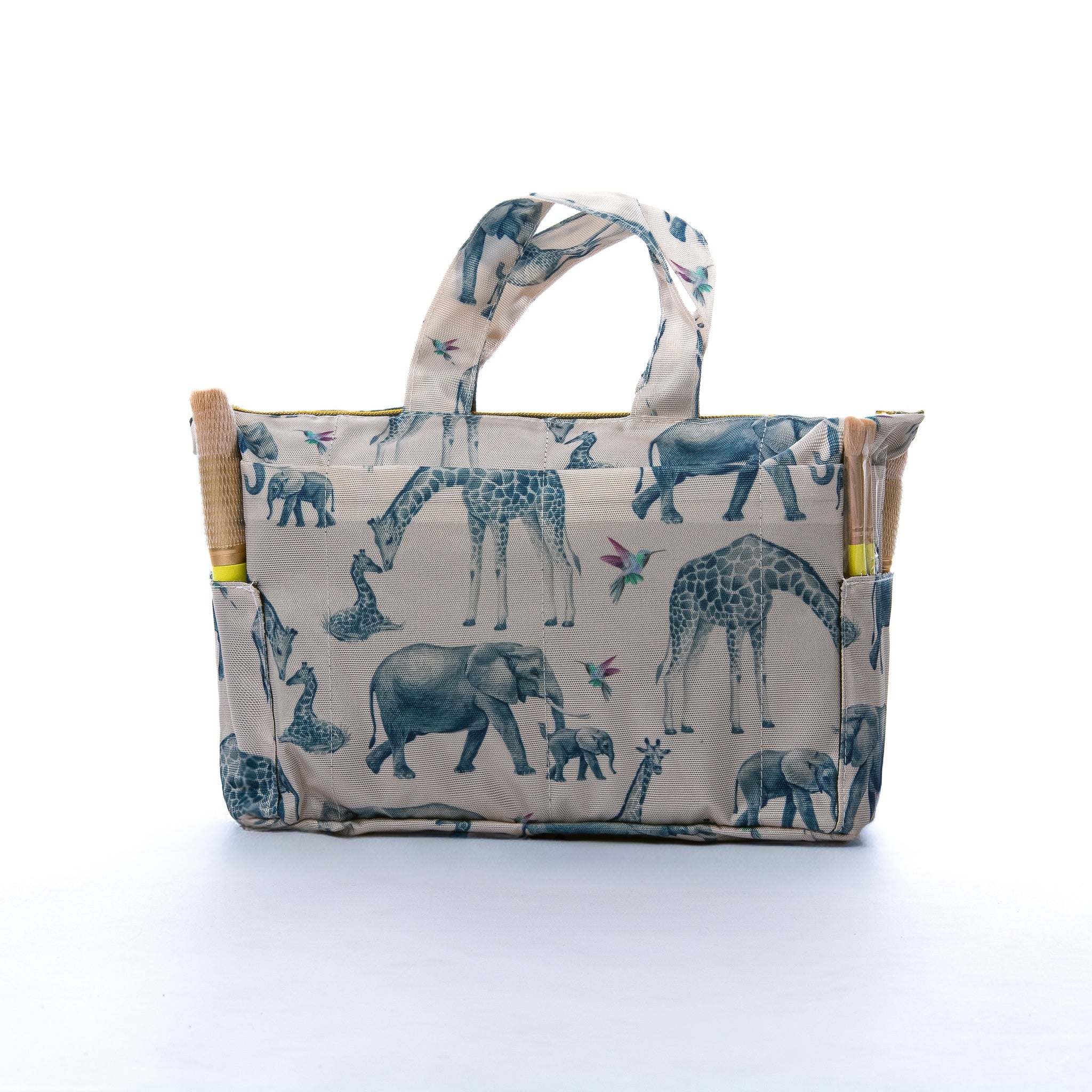 Bolso Leal en estampado Selva, vista posterior