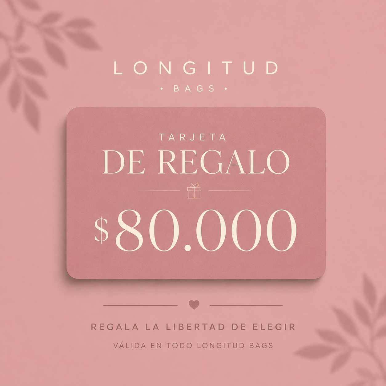 Tarjeta de regalo Longitud