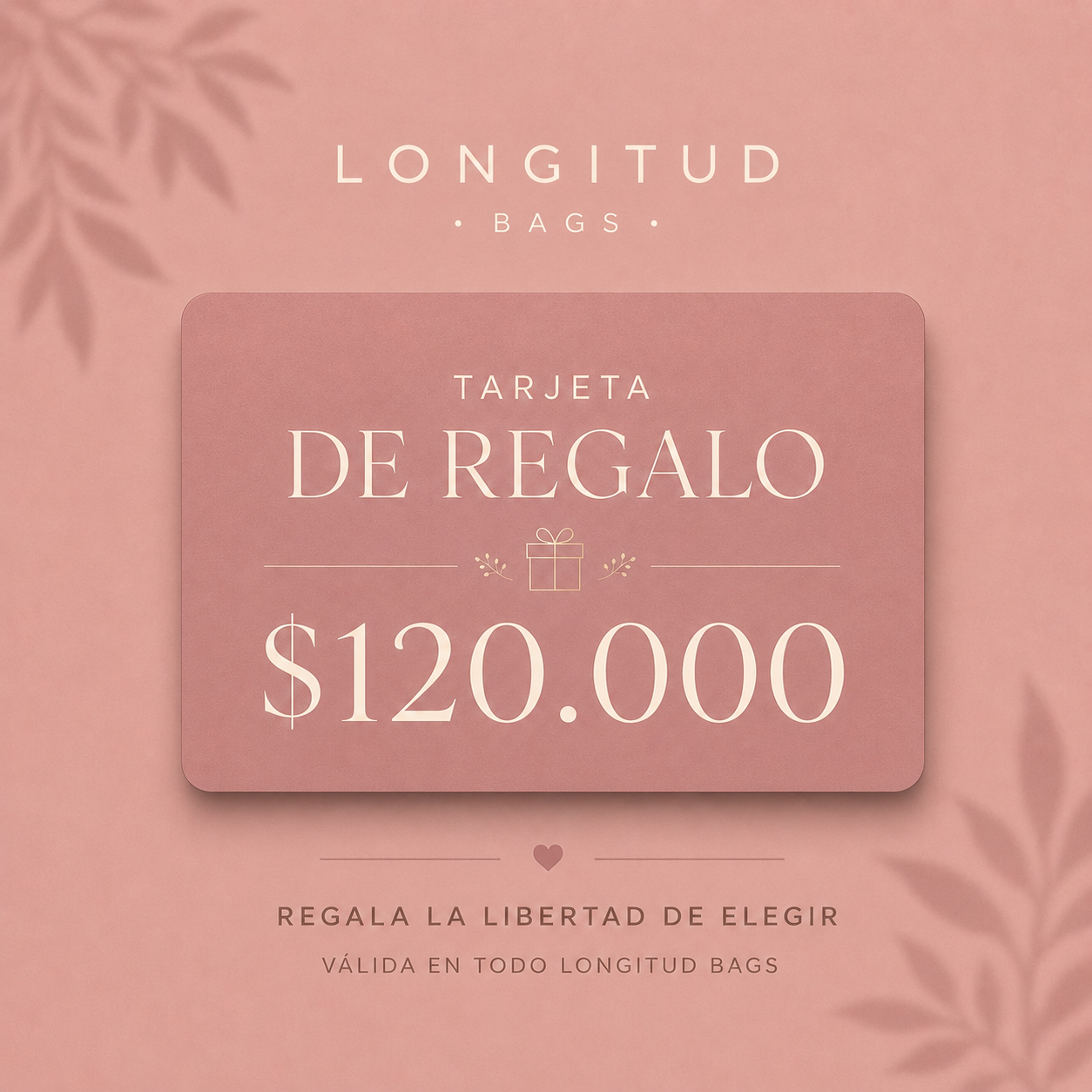 Tarjeta de regalo Longitud