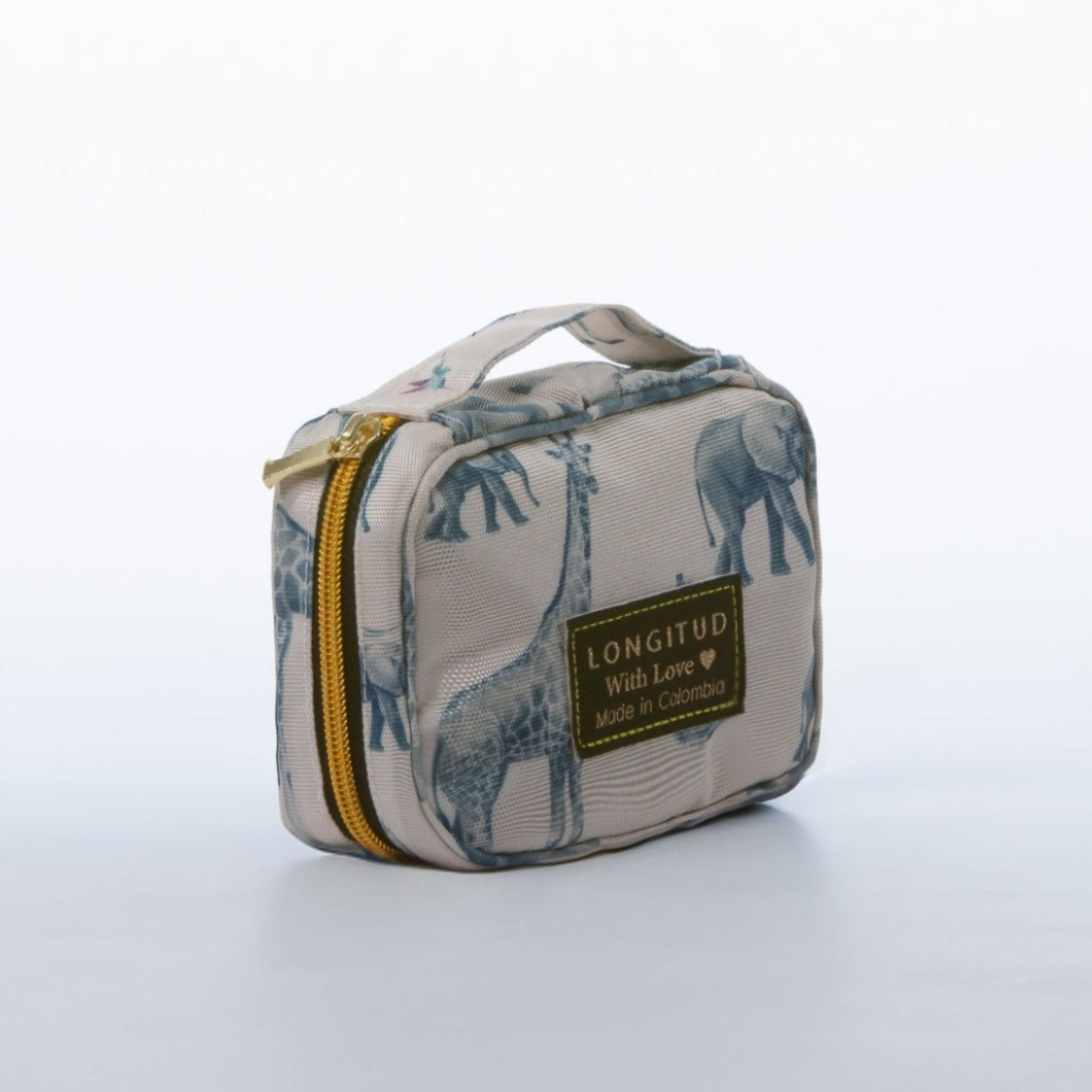 Estuche Joyero en estampado Selva, vista principal