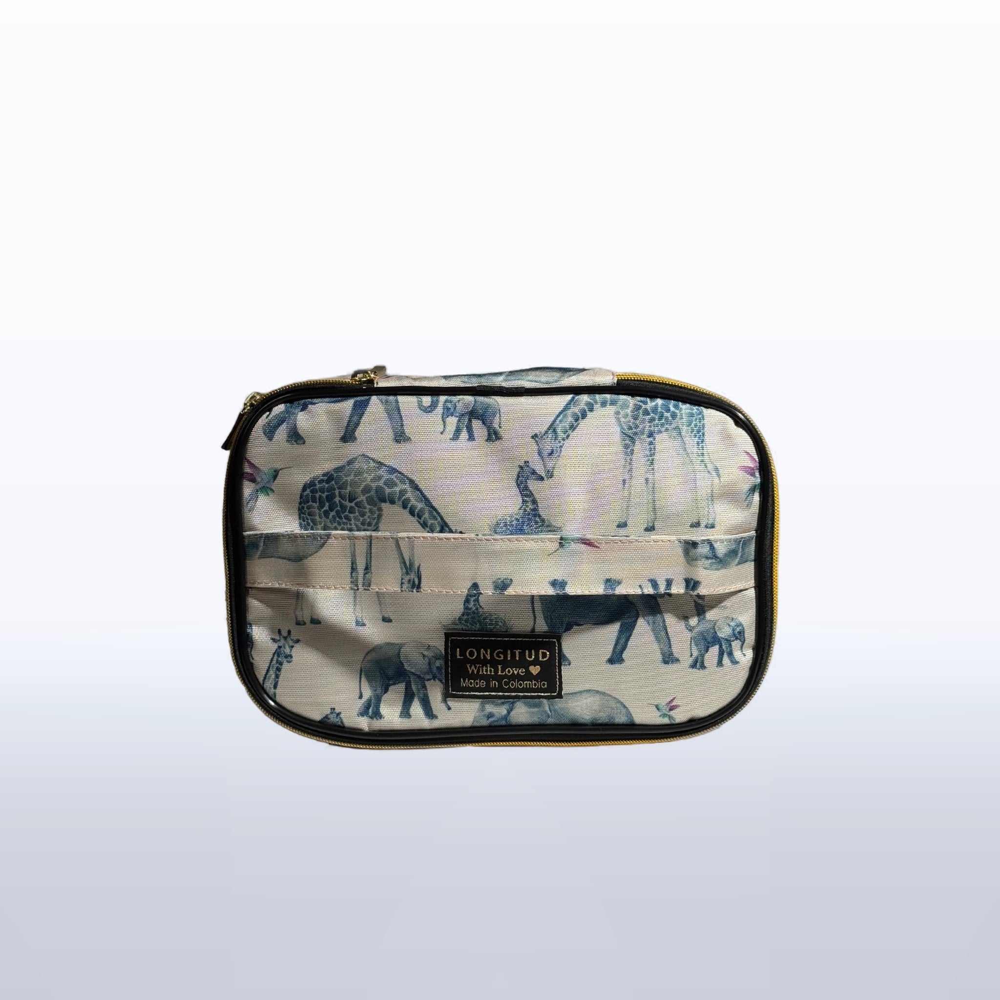 Organizador Elegance M en estampado Selva, detalle