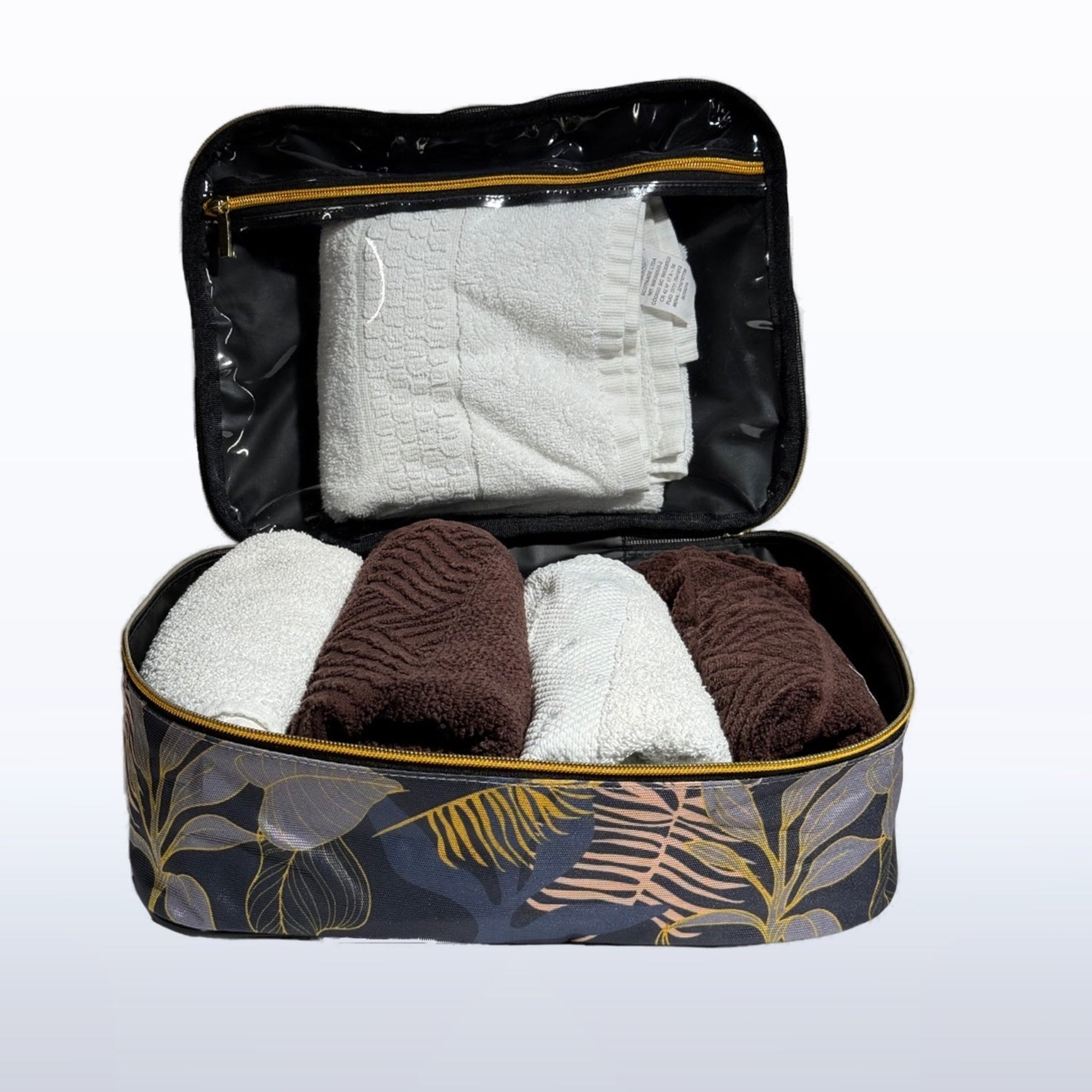 Organizador Elegance L en estampado Fuerza, en uso