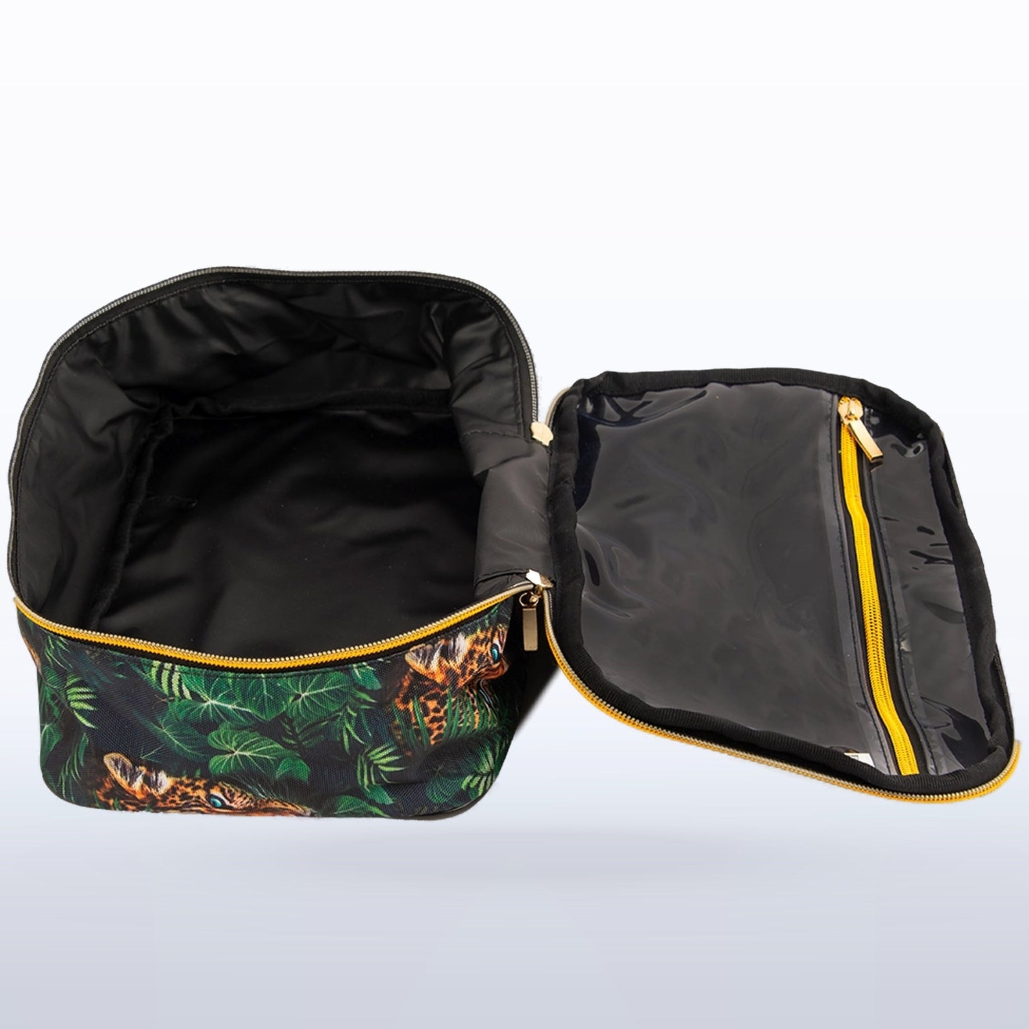 Organizador Elegance L en estampado Jaguar, vista interior