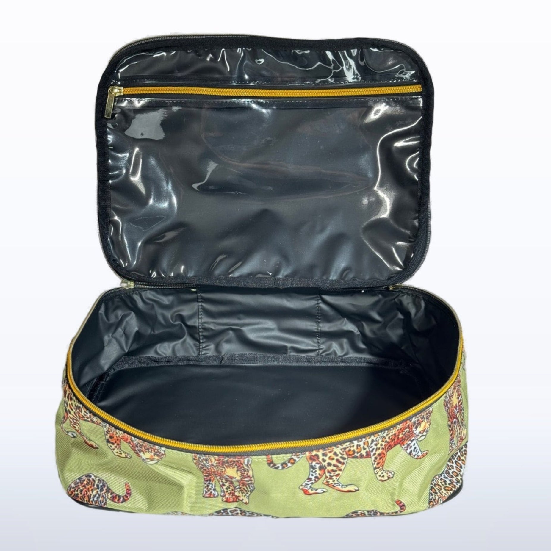 Organizador Elegance L en estampado Jungla, vista interior