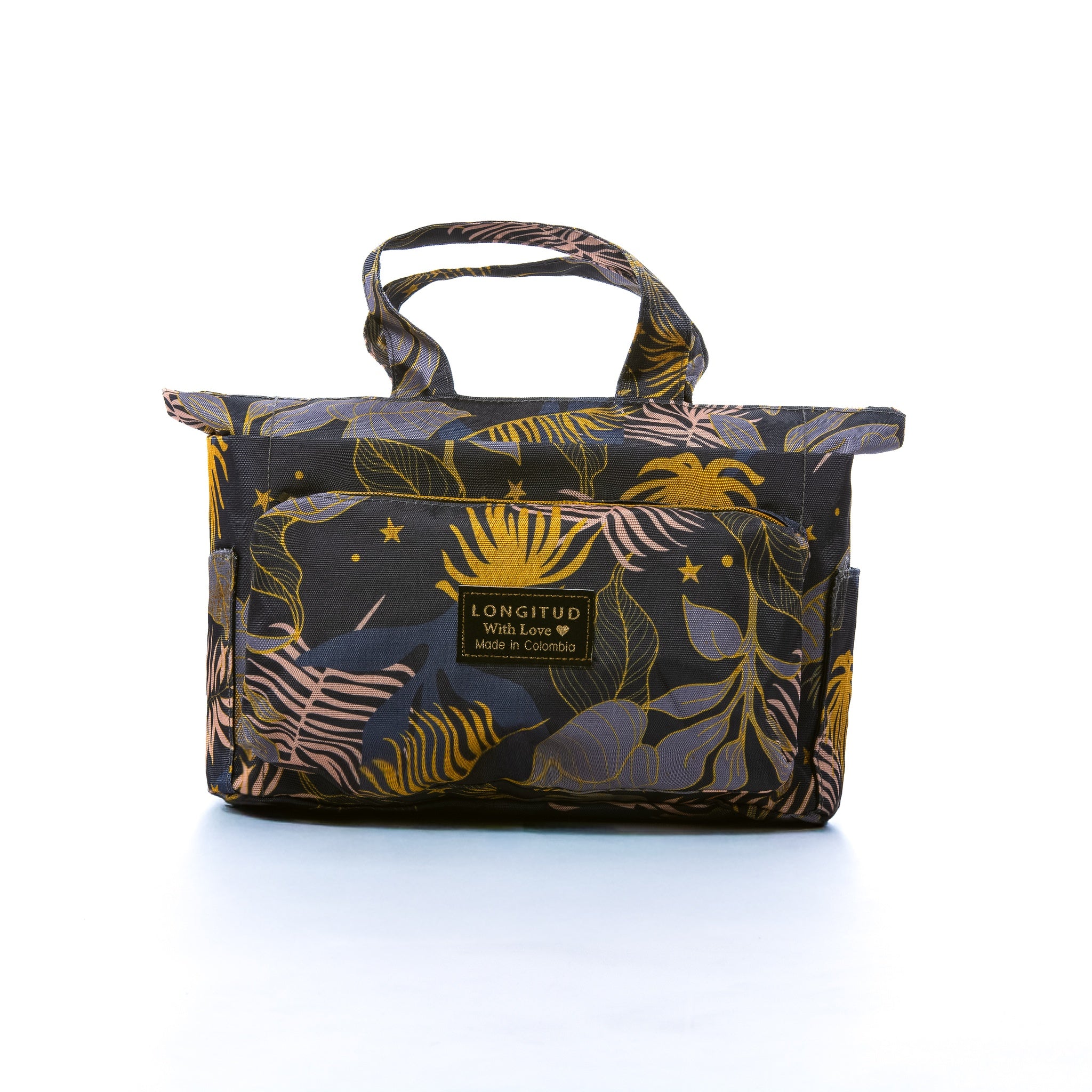 Bolso Leal en estampado Fuerza, vista frontal