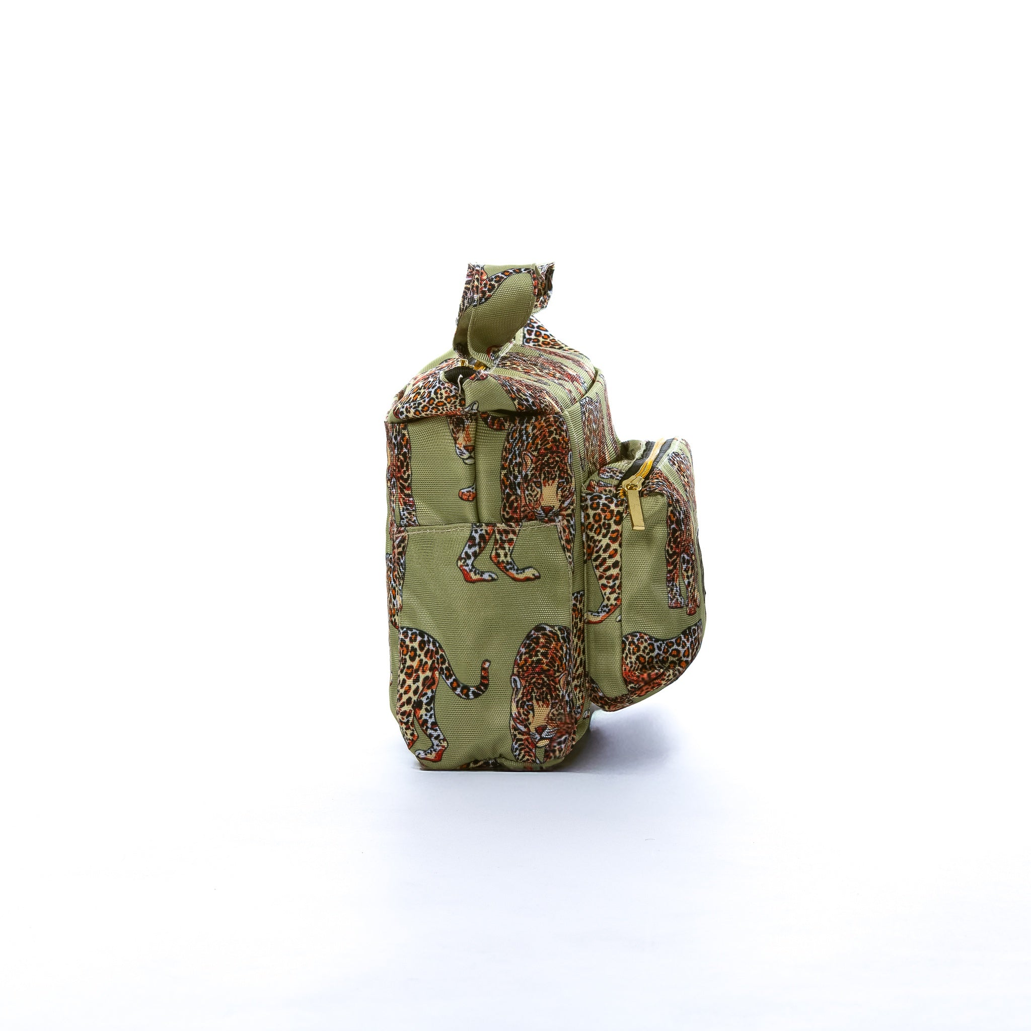 Bolso Leal en estampado Jungla, detalle
