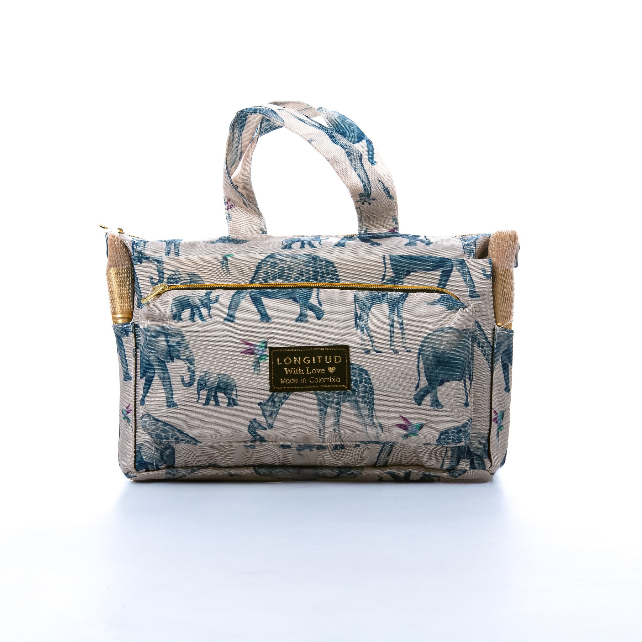 Bolso Leal en estampado Selva, vista frontal