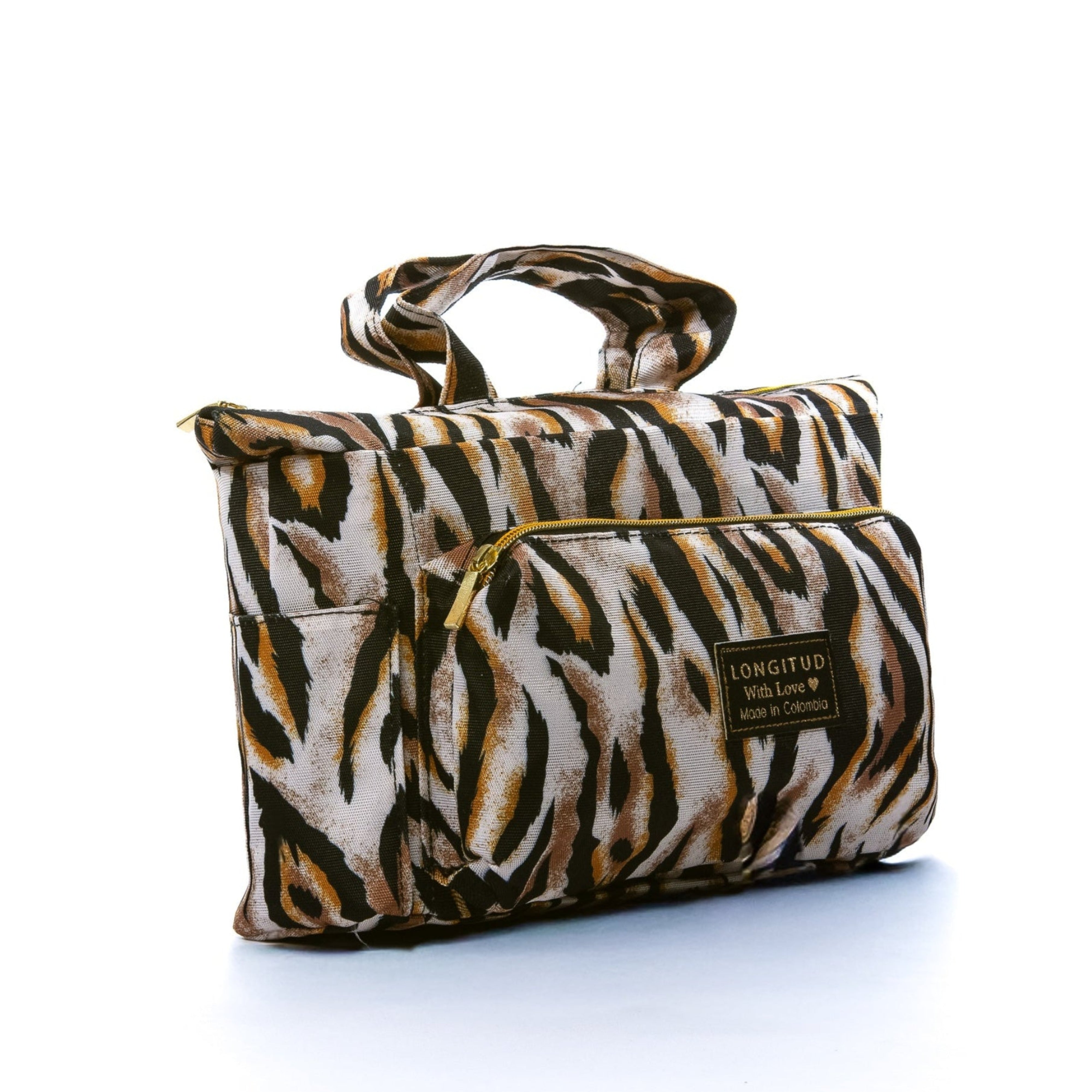 Bolso Leal en estampado Tigre, vista principal